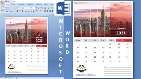 calendar ms word|More.